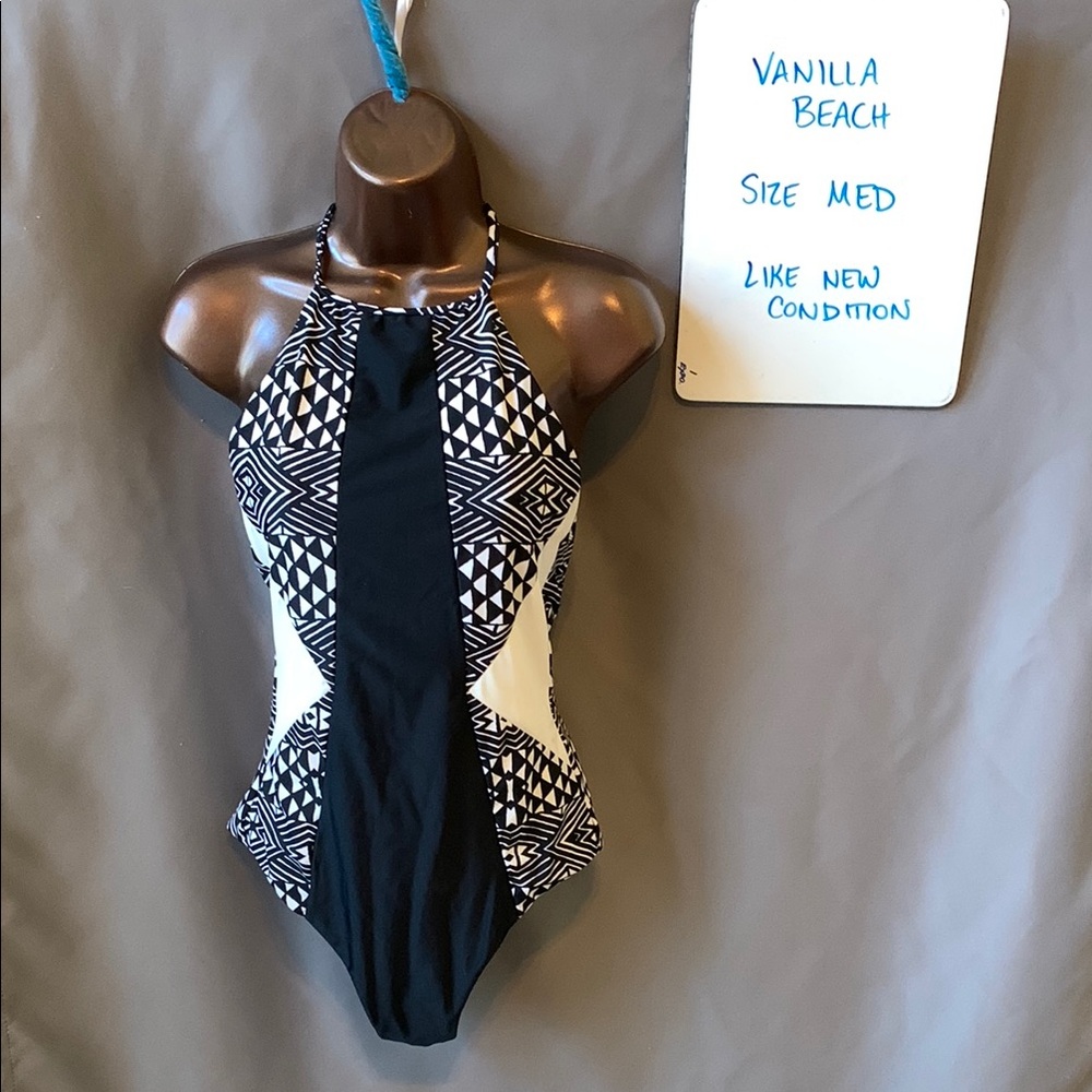 Vanilla/Beach Black and White Womens Swimsuit